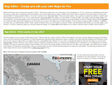 Tablet Screenshot of map-editor.com